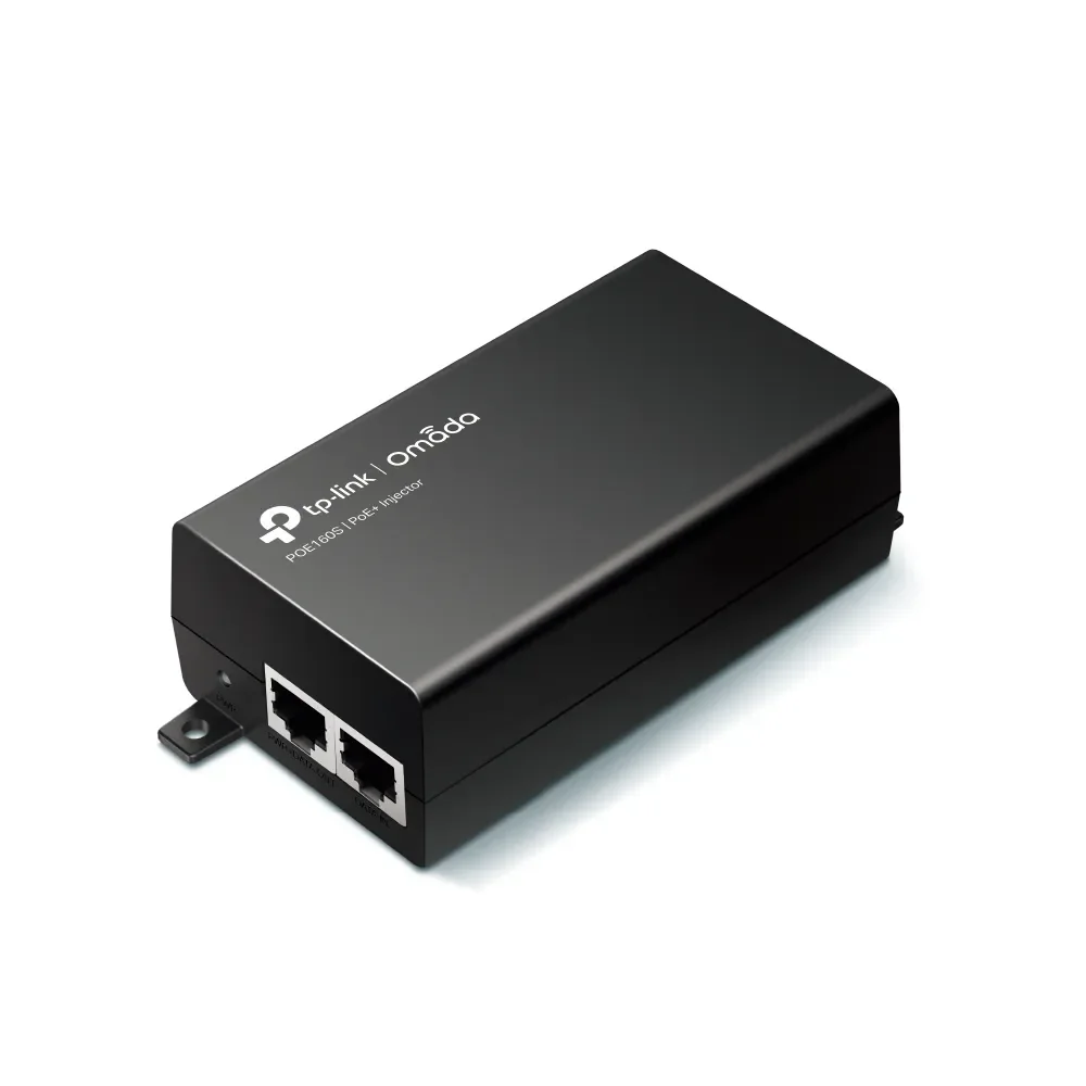 TP-Link TL-POE160S - PoE+-injektorisovitin, musta