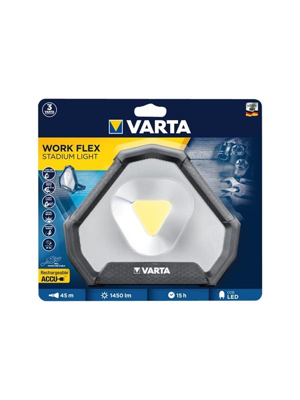 Work Flex Stadium Light Ladattava työvalaistus IP54 1450 lm