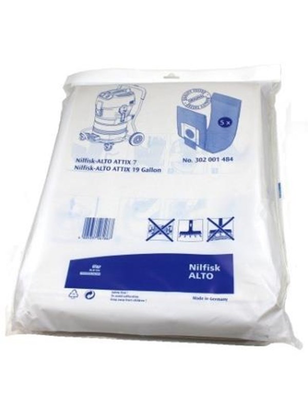 NILFISK Pölypussit, paperi, 5kpl. 4005337061867 Vastaa: N/A