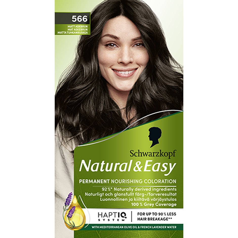Schwarzkopf Natural & Easy 566 Mat Askebrun 60 ml