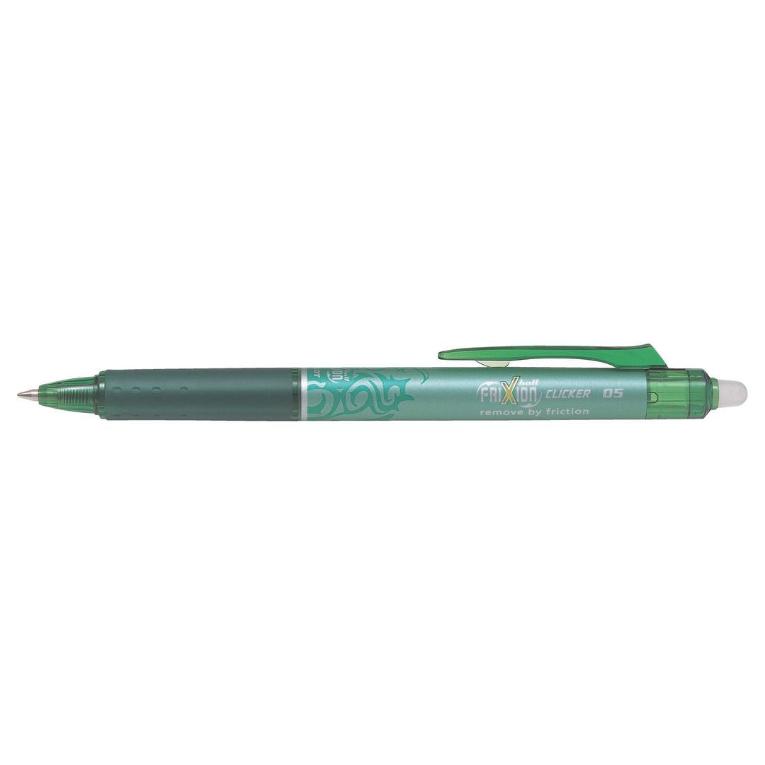 Pilot Frixion Clicker 0,5 vihreä, pyyhittävä