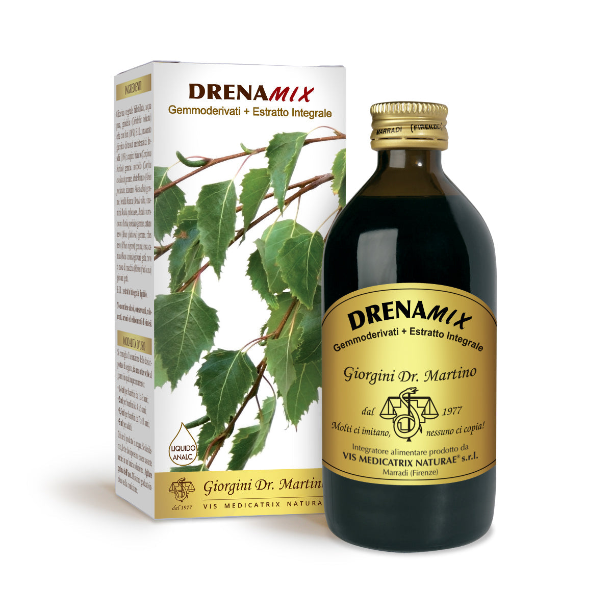 Dr Giorgini Drainamix 200 ml alkoholitonta nestettä