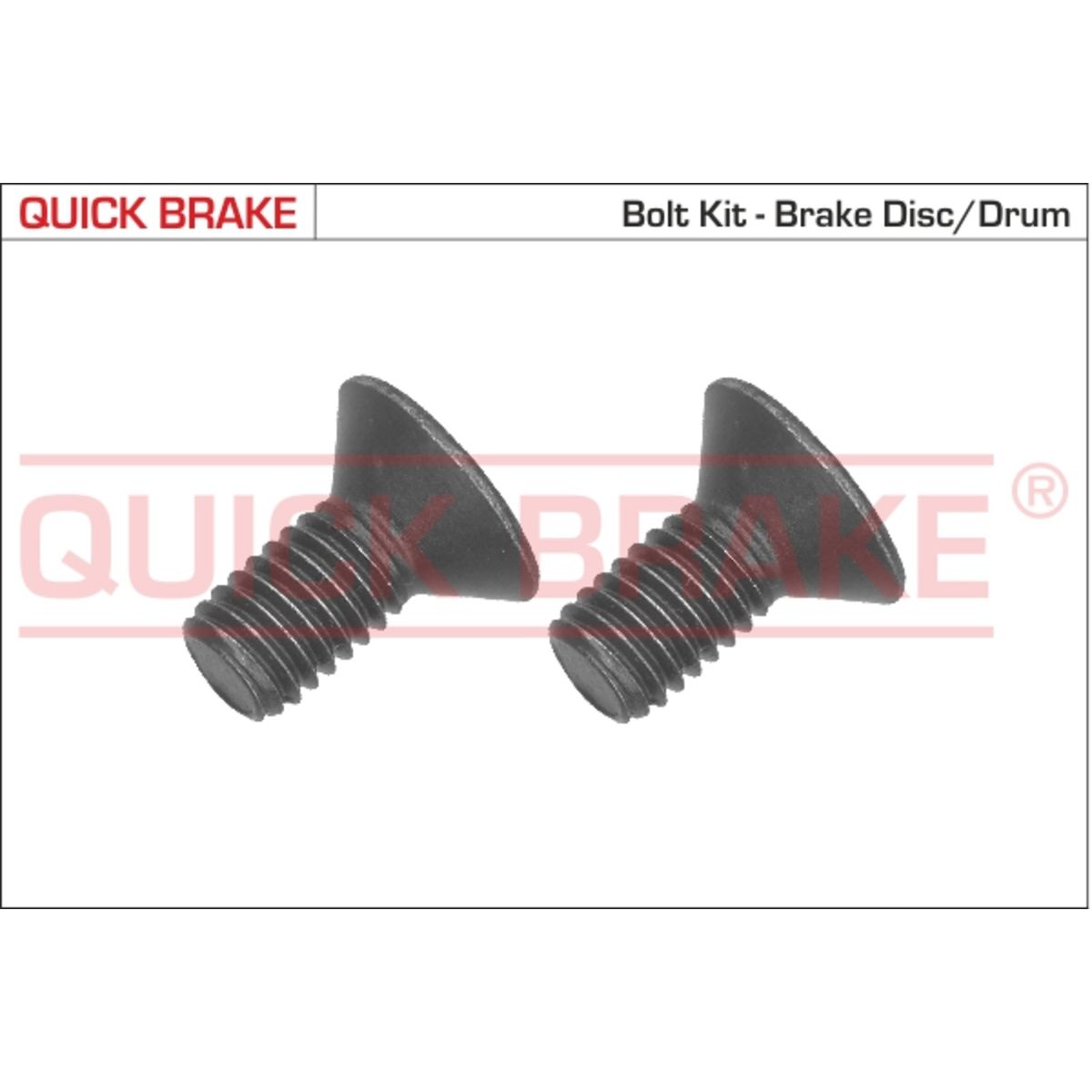 Ruuvi, jarrulevy QUICK BRAKE 11665K