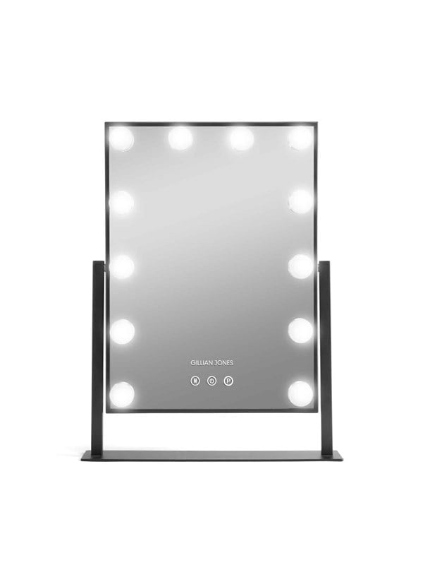 Gillian Jones LED Light Hollywood Mirror Black