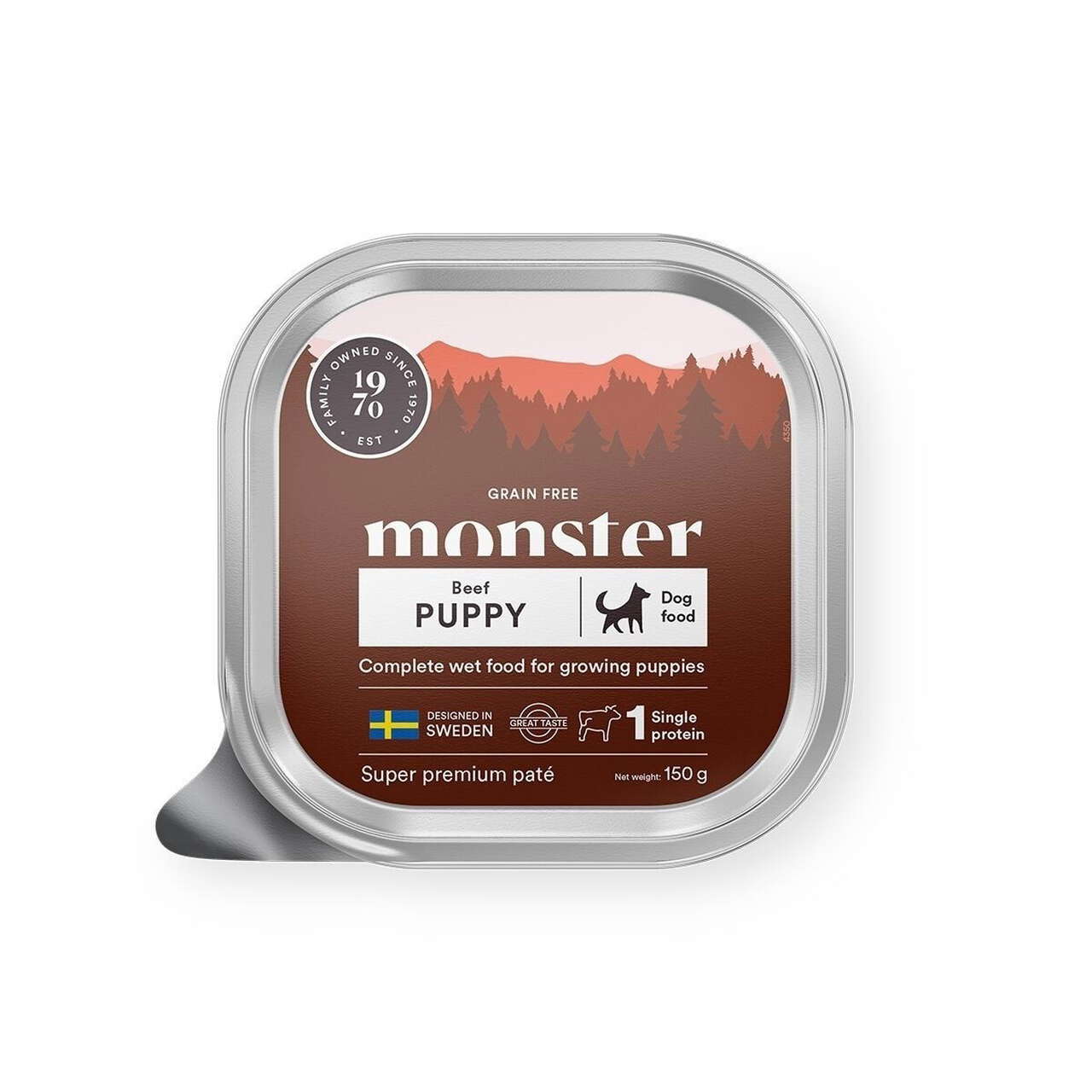 Monster Dog Puppy Beef Paté 150 g