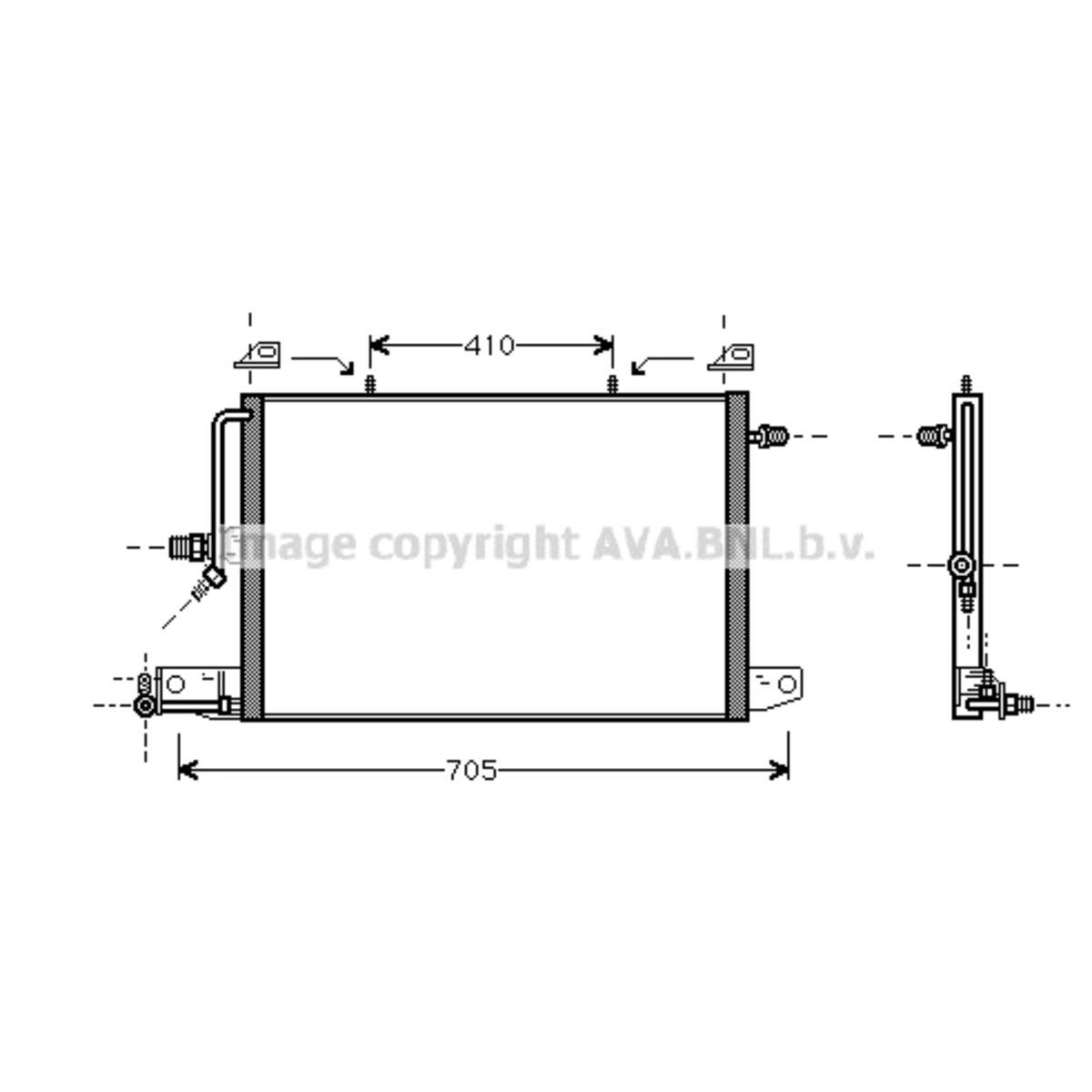 Lauhdutin, ilmastointilaite AVA COOLING SYSTEMS AI5117