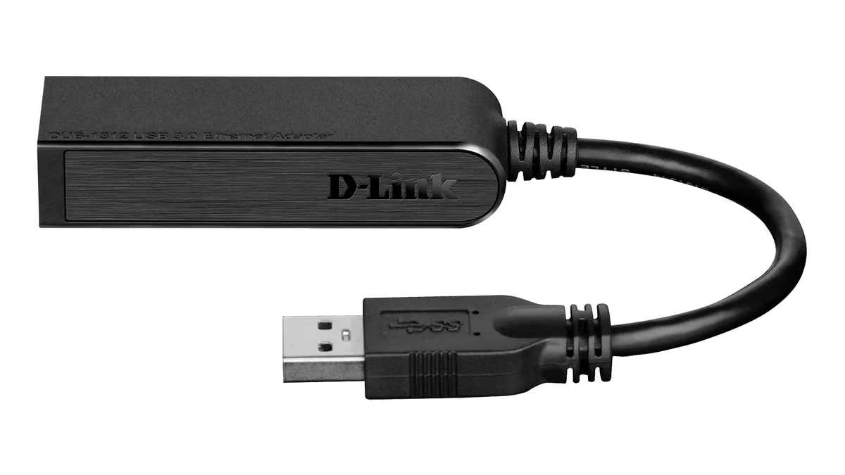 D-Link DUB-1312 - USB-verkkosovitin, musta