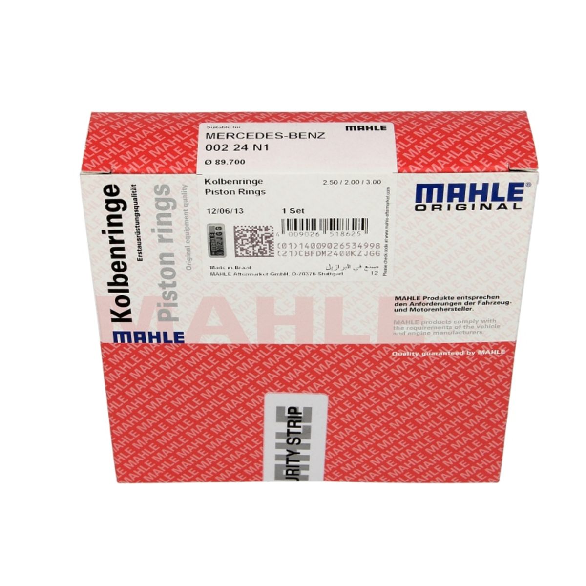 Männänrengassarja MAHLE 002 24 N1