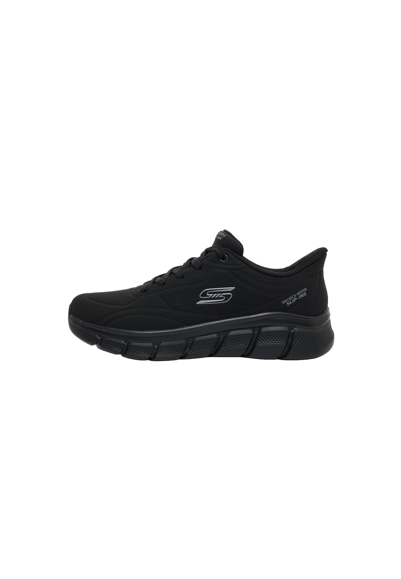 SKECHERS Matalavartiset tennarit 'BOBS B FLEX - SMOOTH EDGE' musta