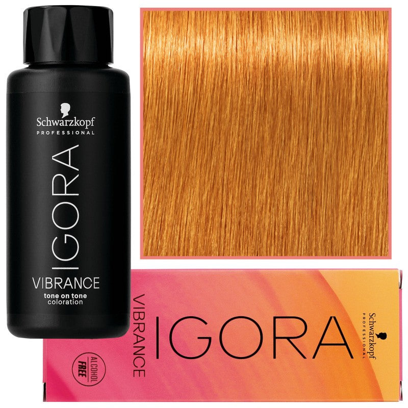 Schwarzkopf Professional Igora Vibrance – Puolikestävä ammoniakiton hiusväri 60ml 9-7 | Erittäin vaalea kupariblondi