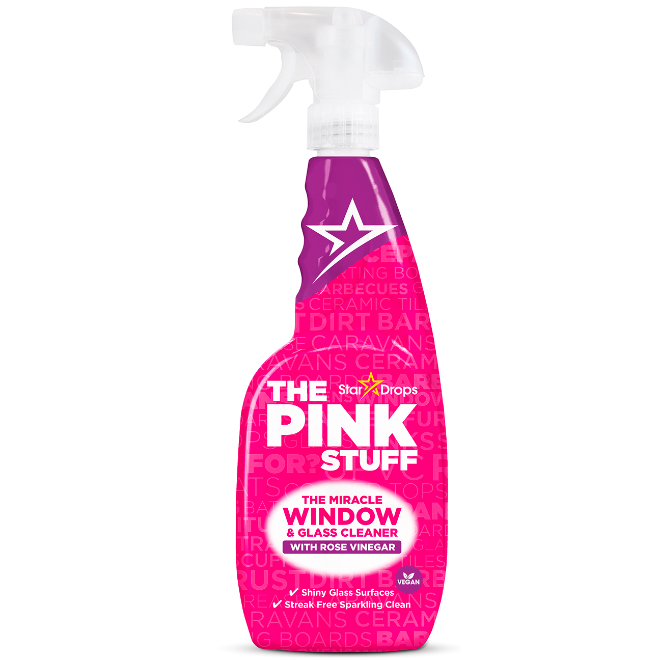 Stardrops The Pink Stuff lasinpuhdistusaine - 750 ml
