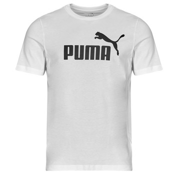 PUMA Toiminnallinen paita 'Essentials No. 1' musta / valkoinen