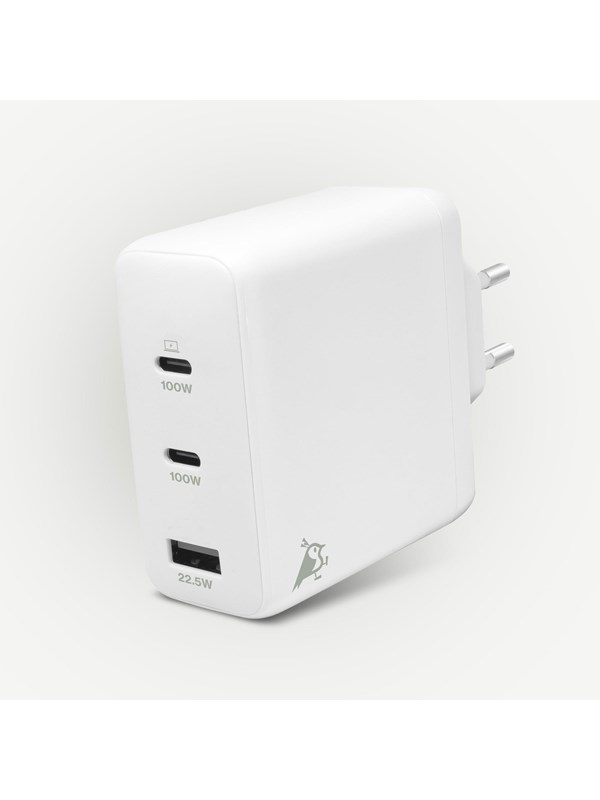 Aqiila Aqiila Chargebird W120 seinälaturi GaN 120W valkoinen 406017 Vastaa: N/A