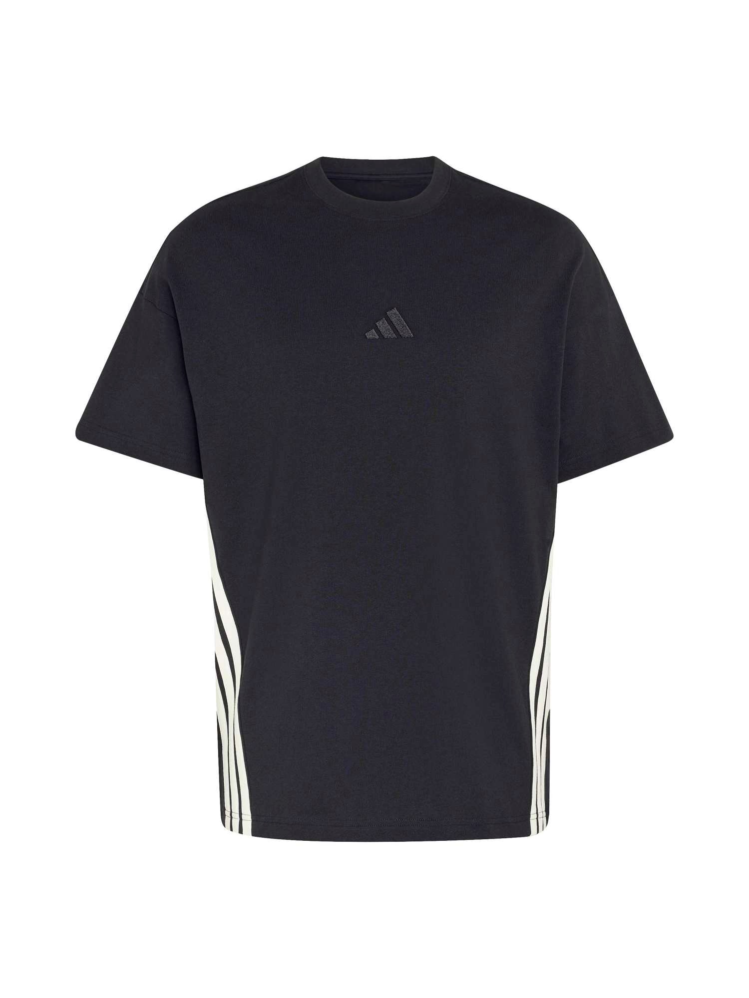 ADIDAS SPORTSWEAR Toiminnallinen paita musta / valkoinen