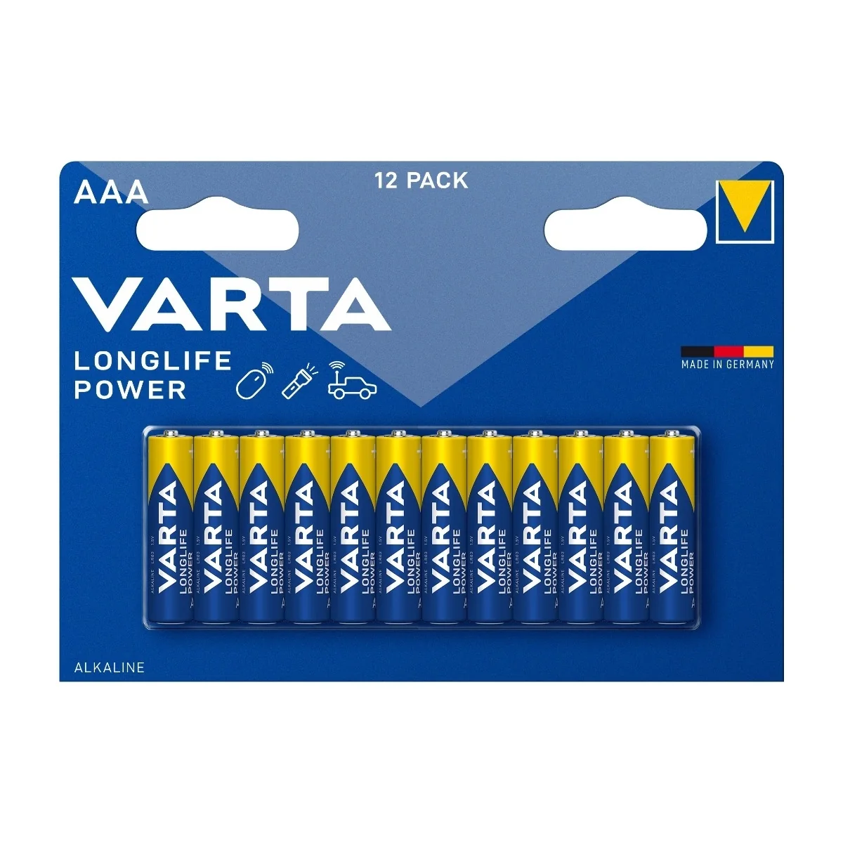 VARTA Longlife Power AAA-paristo, 12 kpl