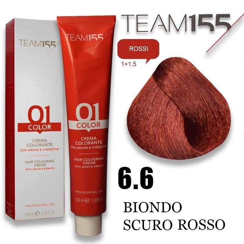 Team 155 Tintura N 6.6 100 ml — Tintura capelli