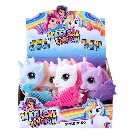 Magical Kingdom Style 'N' Go Yksisarvisponi Kammalla Lelu