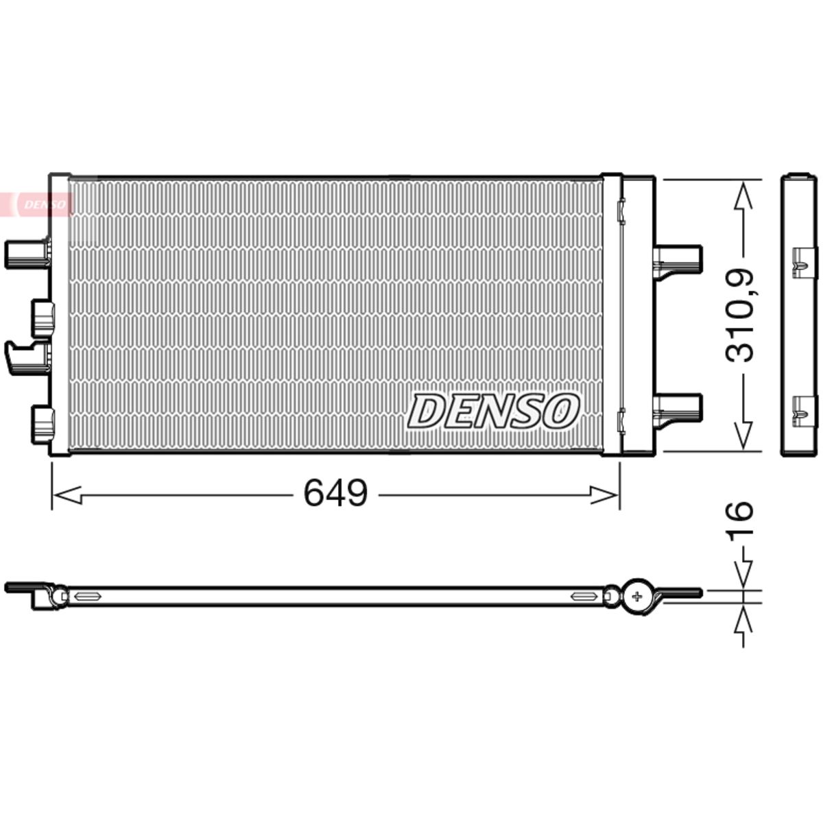 Lauhdutin, ilmastointilaite DENSO DCN05104