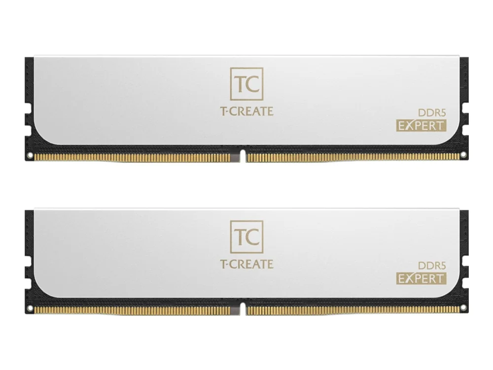 Team Group T-Create Expert DDR5-6000 - 32GB - CL30 - Dual Channel (2 pcs) - AMD EXPO & Intel XMP - Valkoinen