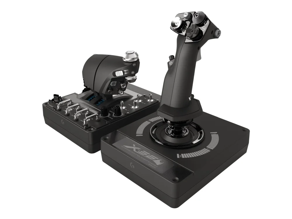 Logitech X56 H.O.T.A.S. - Joystick ja nopeusohjain - langallinen - PC:lle