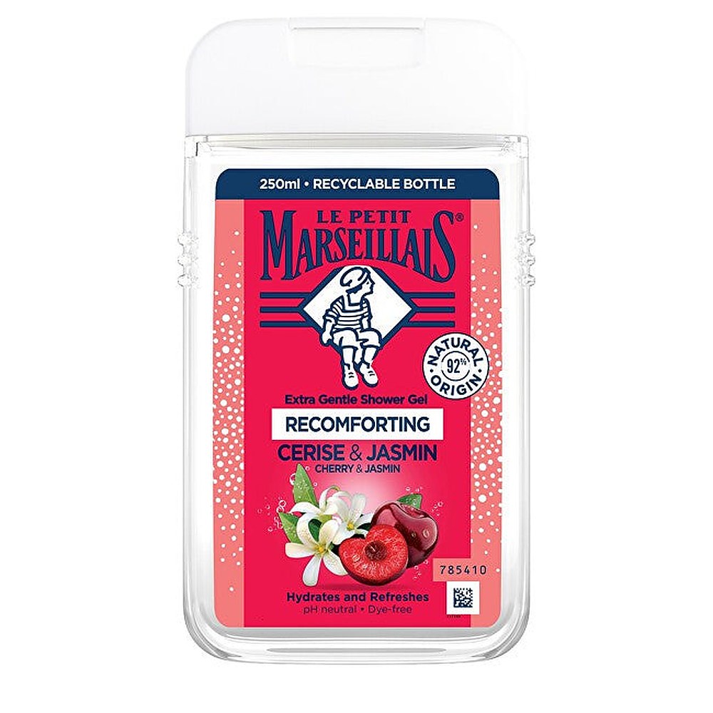 Le petit marseillais Erittäin herkkä kirsikka-jasmiini-suihkugeeli - 250ml