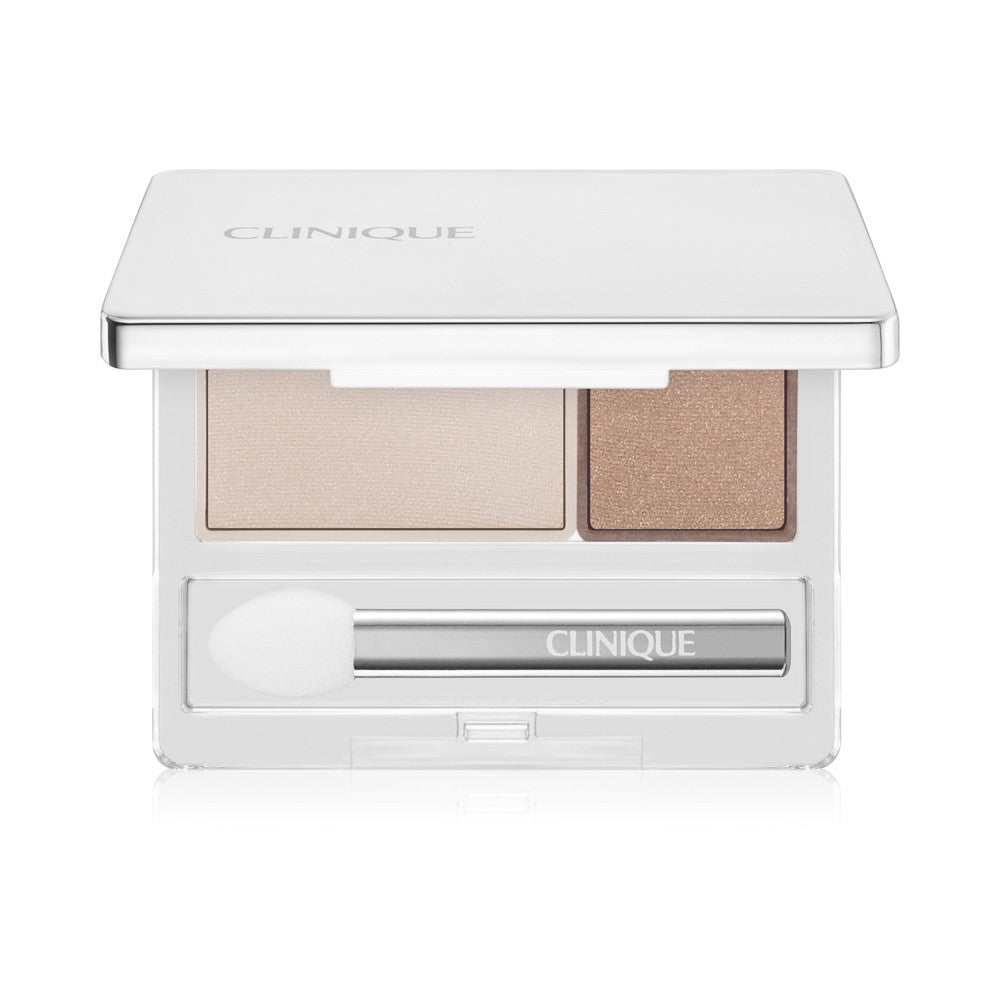 Clinique All About ShadowTM luomiväri Duo Ivory Bisque/Bronze Satin - Shimmer 1,7 g
