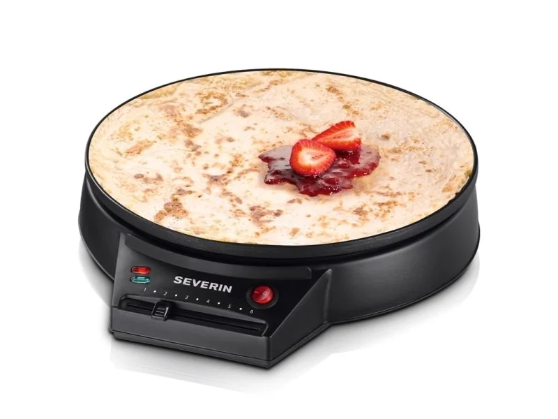 Severin CM 2198, 1 kreppi(ä), musta, 30 cm, Muovi, 1000 W, 350 mm