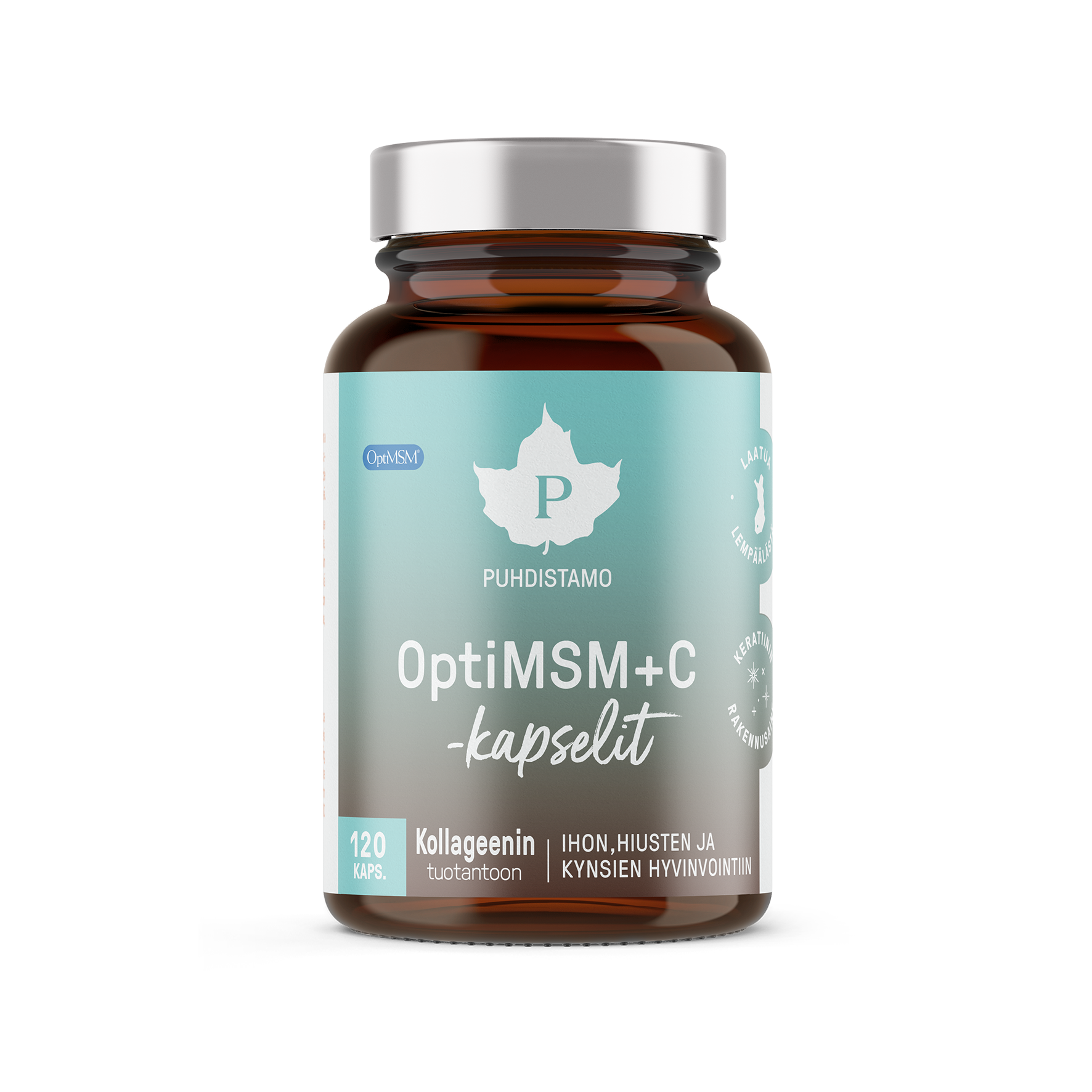 Puhdistamo OptiMSM + C 120 kaps