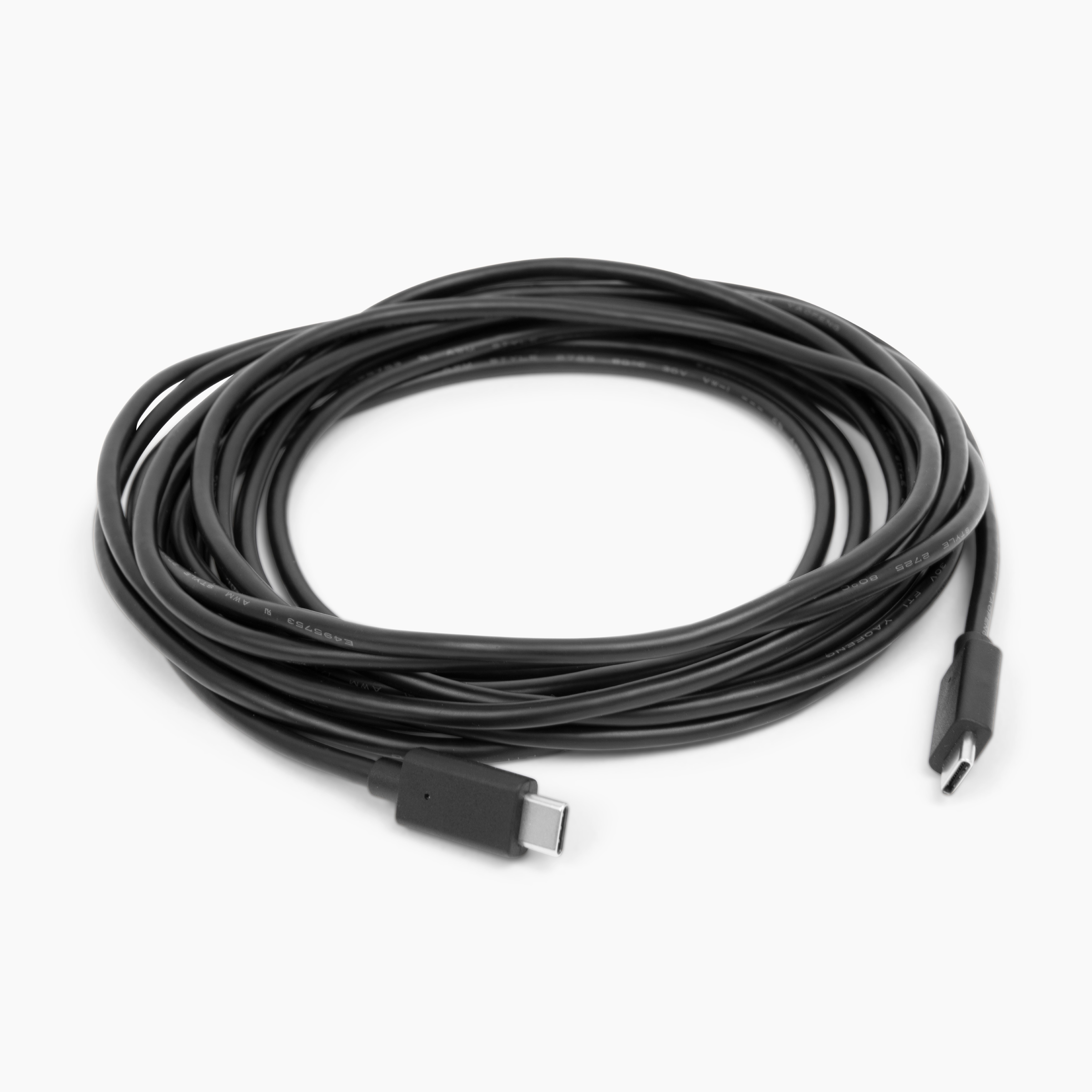 Owl Labs Usb C (uros) – Usb C (uros) -kaapeli Meeting Owl 3:lle (4,87 Metriä) 4.87m Usb-c Usb-c Musta