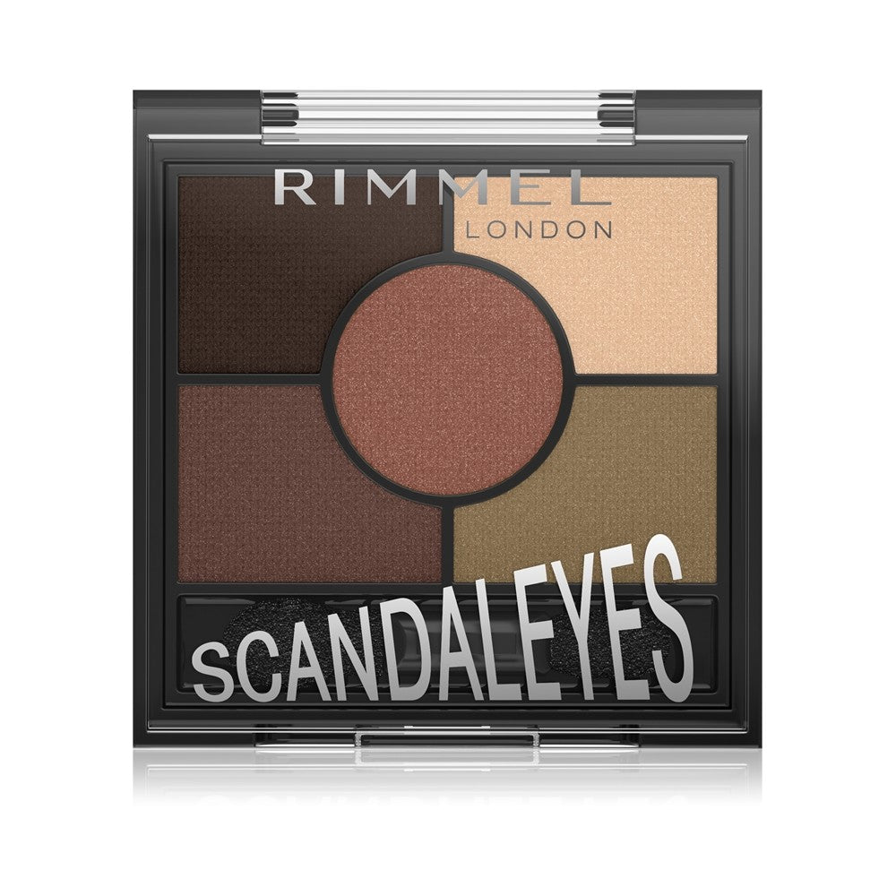 Rimmel Glam ́eyes 5 Pan - 5 Ears -paletit 3,8 g 002 Brixton Brown