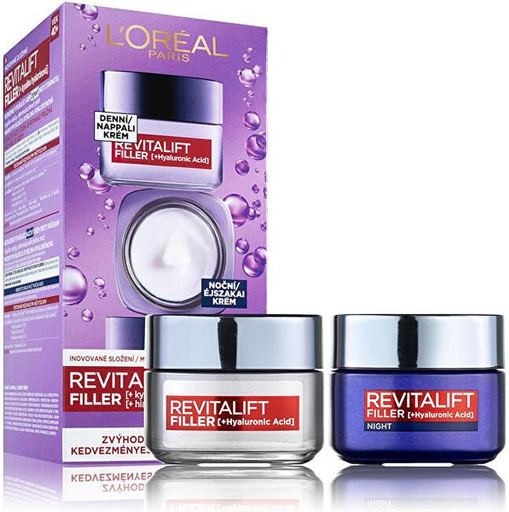 L'oréal paris Revita lift Filler Duopack ihonhoitopaketti lahja