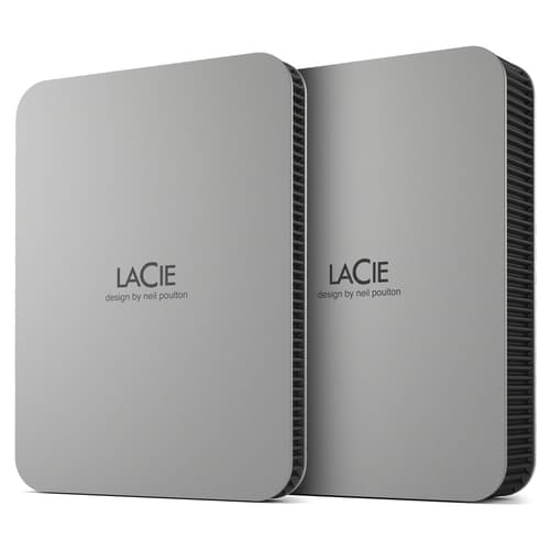 LaCie Mobile Drive - Ulkoiset kovalevyt - 2TB - hopea
