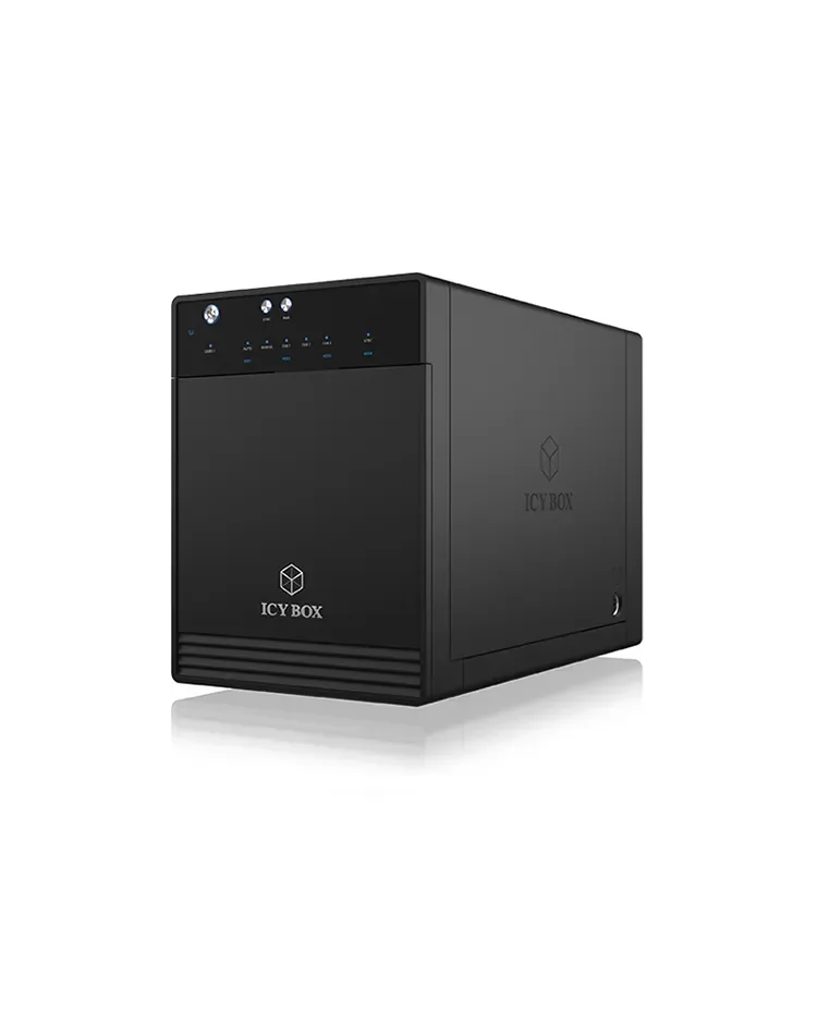 ICY BOX IB-3740-C31, HDD-/SSD-kotelo, 2.5/3.5, SATA, Serial ATA II, Serial ATA III, 10 Gbit/s, USB-liitettävyys, Musta