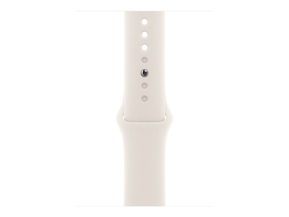 Apple Watch 46 mm Urheiluranneke S/M, Tähtivalkea