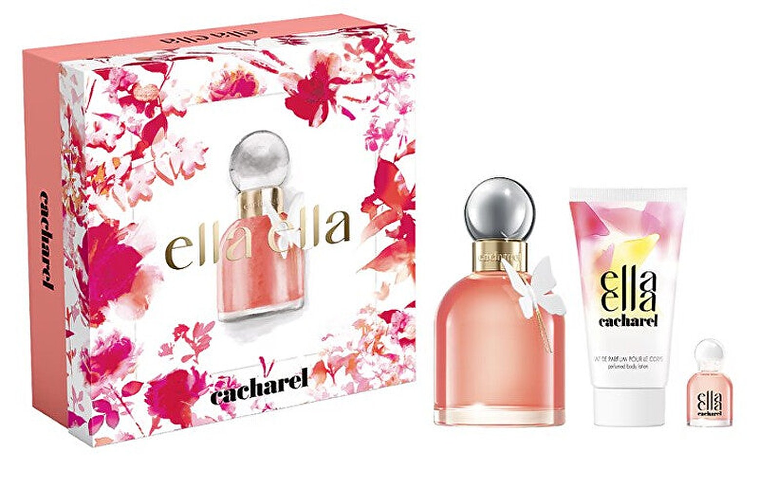 Cacharel Ella - EDP 100 ml + vartalovoide 50 ml + EDP 5 ml