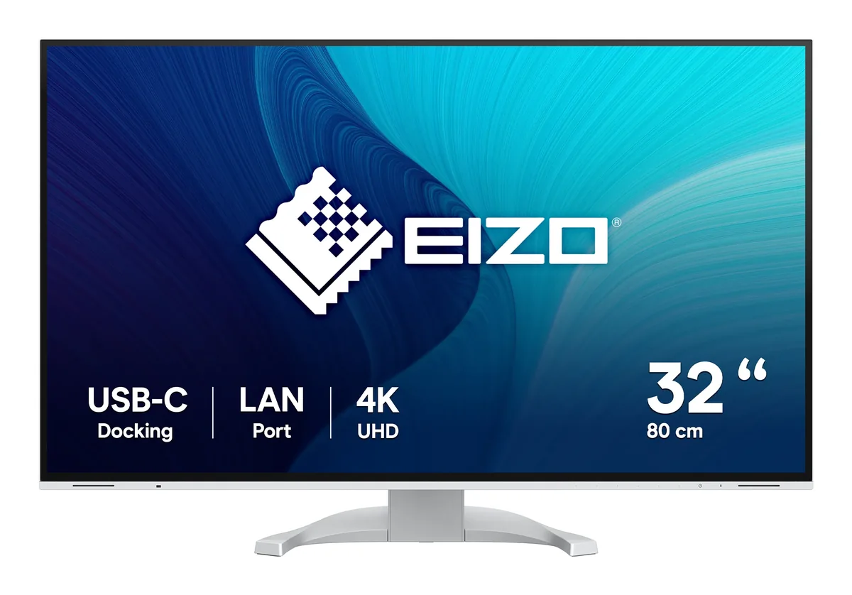 EIZO FlexScan EV3240X-WT 31.5" 4K UHD, IPS -näyttö, USB-C hub