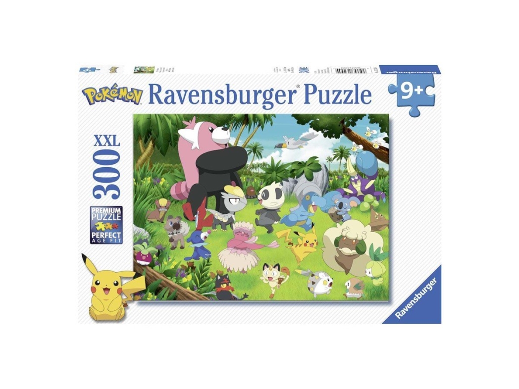 Ravensburger Pokemon-pulmapeli 300 kpl.