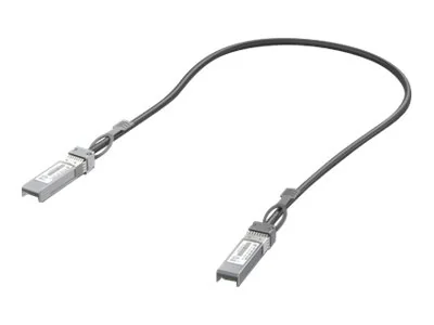 Ubiquiti UniFi 10G Direct Attach Cable 0.5m - Musta - 0.5m