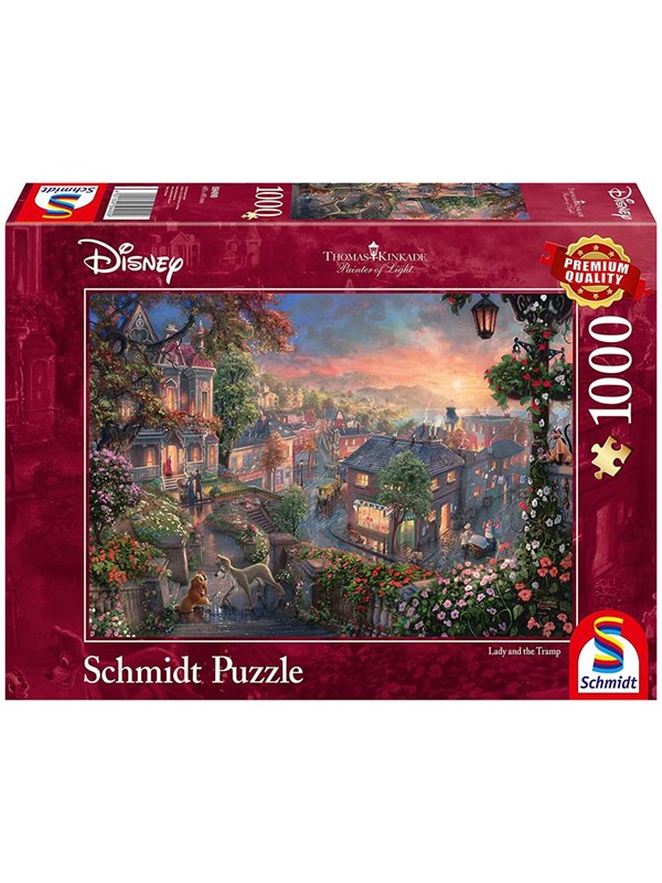 Schmidt Pulmapeli - Thomas Kinkade: Disney - Kaunotar ja Kulkuri