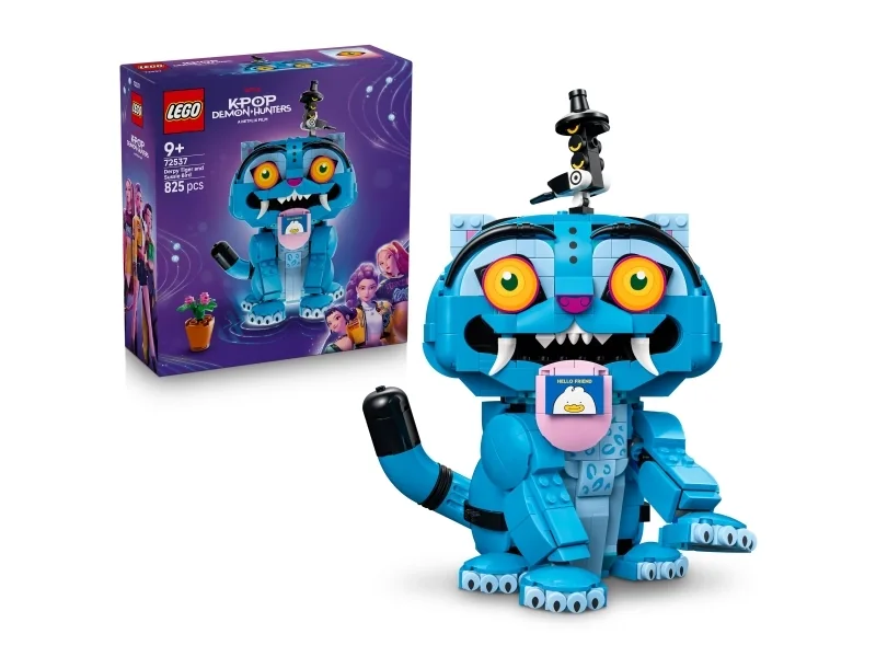 LEGO KPop Demon Hunters 72537 Derpy-tiikeri ja Sussie-lintu