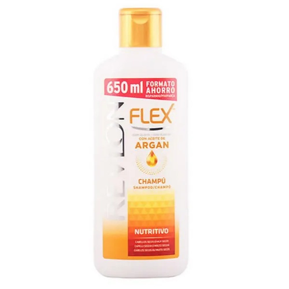 Revlon Flex Keratin Nourishing Shampoo arganöljyllä 650ml