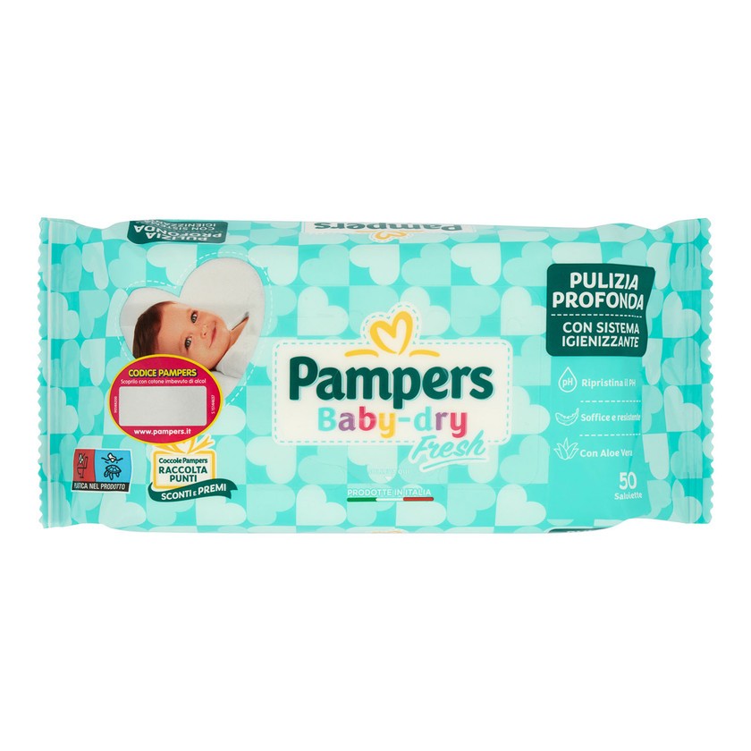 Pampers Baby Fresh Yksinoikeuskaava - 50 puhdistusliinaa