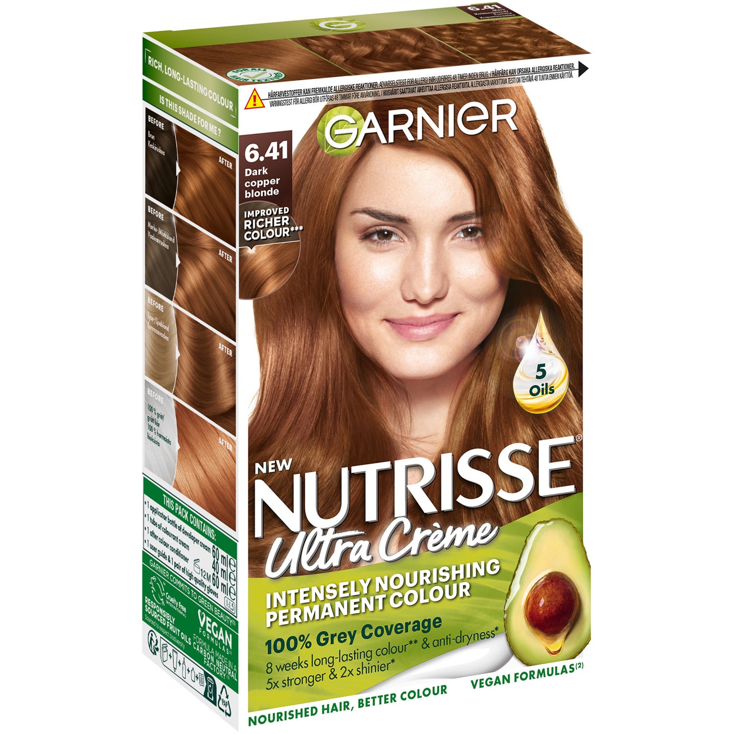Garnier Nutrisse Ultra Crème Dark Copper Blonde 6.41 - 1 pcs