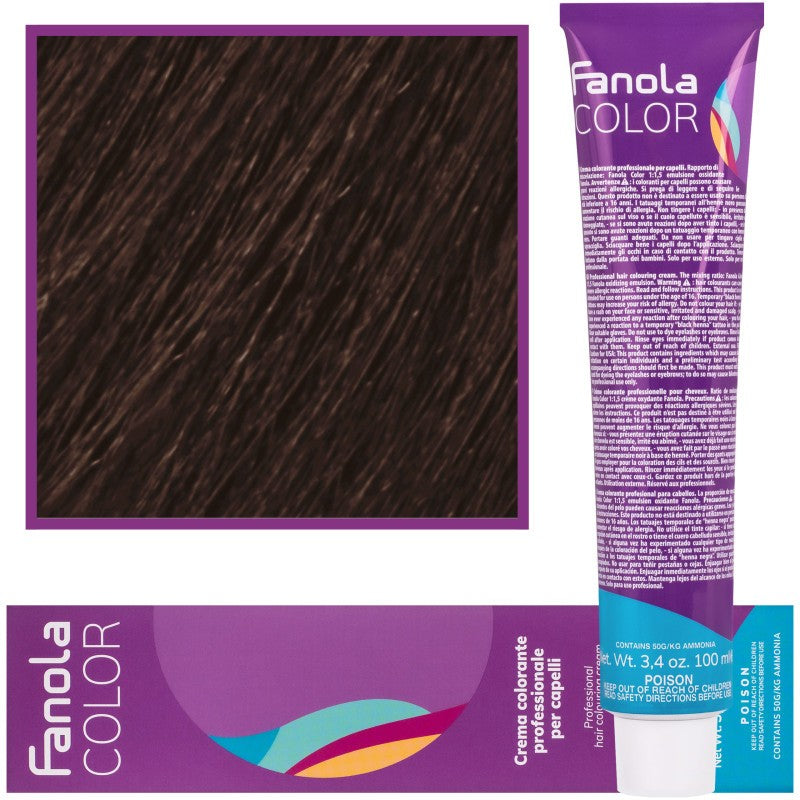 Fanola Color Cream Väritysvoide 100 ml 5.03 Lämmin vaaleanruskea