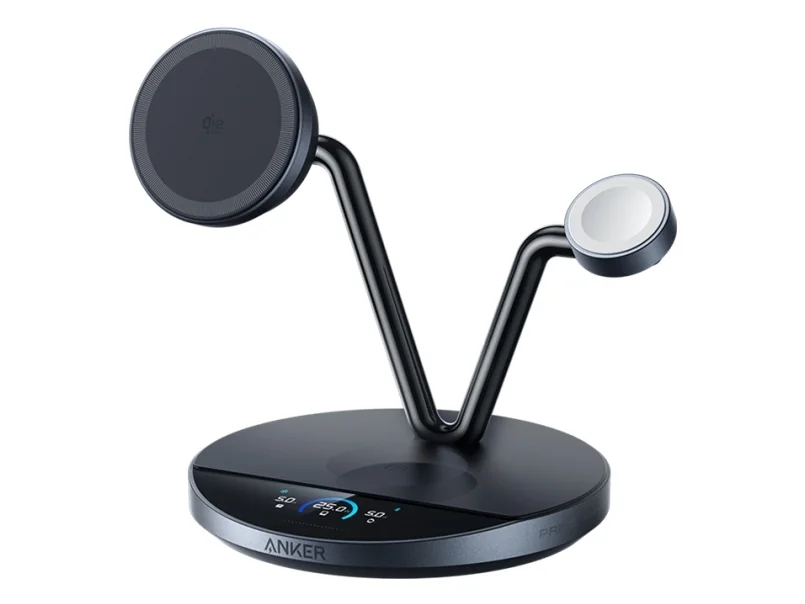 Anker B25X7G11, Sisätila, USB, Langaton lataaminen, 1,5 m, musta