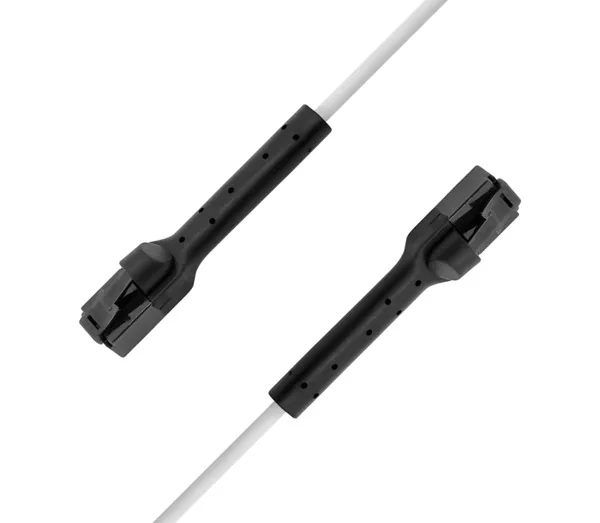 Deltaco Flex-Boot patch cable - 3 m - white - Valkoinen - 3m