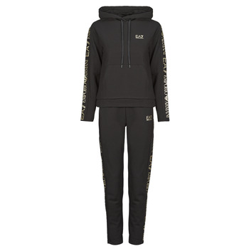 EA7 Emporio Armani Treenipuku musta / valkoinen