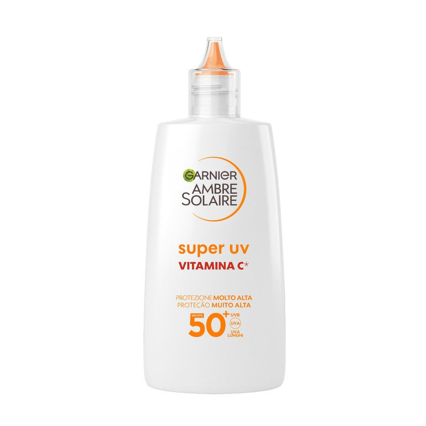 Garnier Ambre Solare Super UV Light Suojatunti ihon tummuutta vastaan C-vitamiinilla Spf 50+ 40 ml
