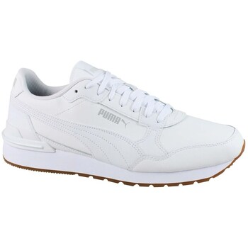 PUMA Matalavartiset tennarit 'ST Runner v4' vaaleanharmaa / valkoinen