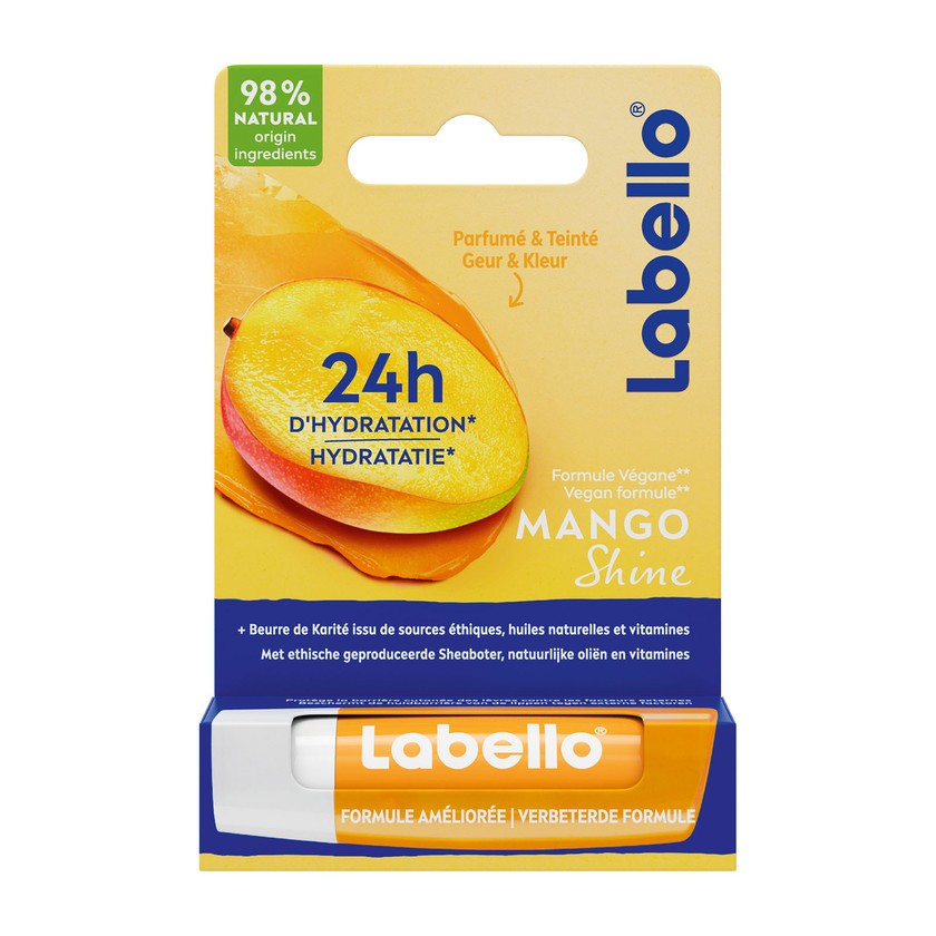 Labello Mango Shine 24H - Huulivoide